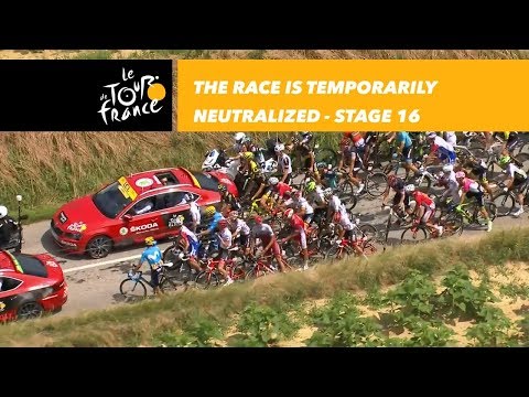 The race is temporarily neutralized - Stage 16 - Tour de France 2018