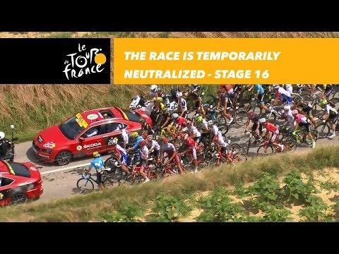 The race is temporarily neutralized - Stage 16 - Tour de France 2018