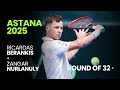Ricardas Berankis Vs Zangar Nurlanuly Astana 2025 R32 ATP Highlights