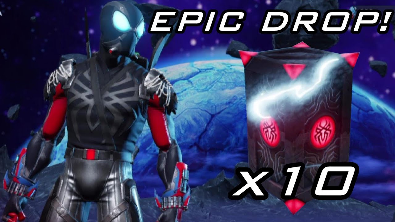 Opening x10 Web Warrior Defender Crates | EPIC DROP! - Marvel Realm of Champions