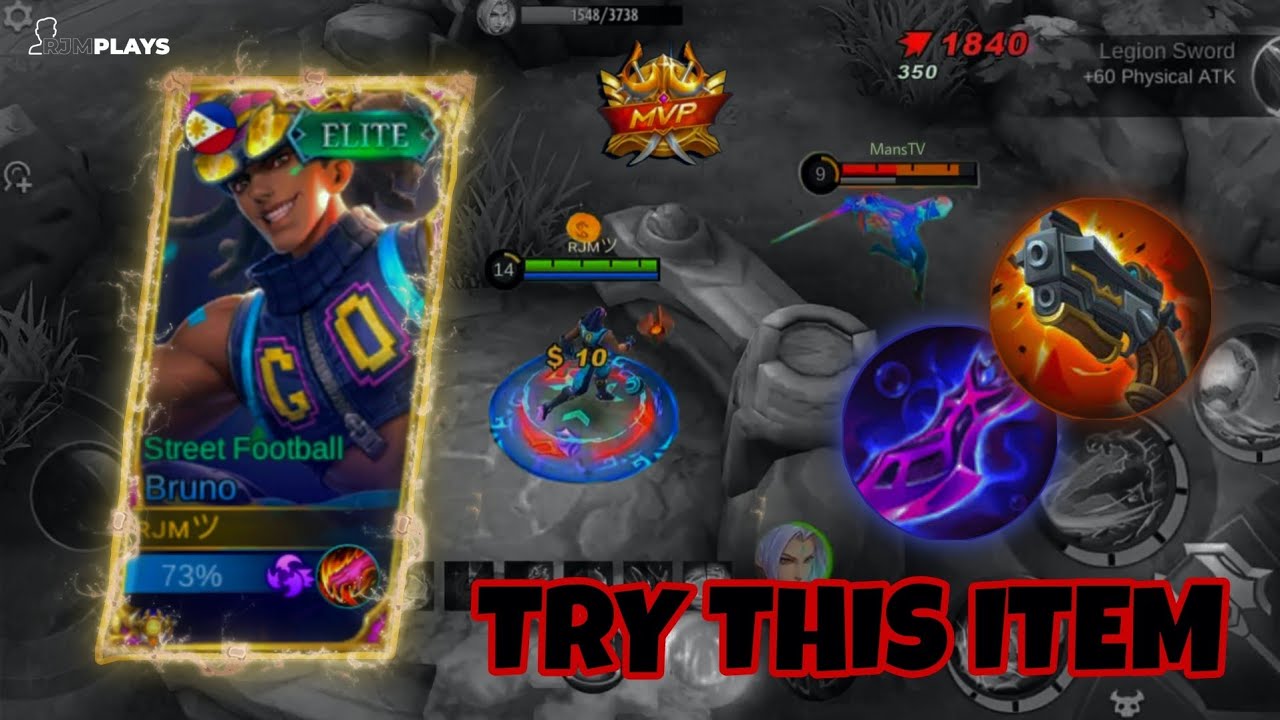 BRUNO COUNTER BUILD | BRUNO BEST BUILD AND EMBLEM 2022 MLBB | ʀᴊᴍ ᴘʟᴀʏs