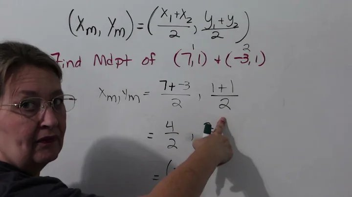 Using Midpoint formula to find midpoints and endpoints