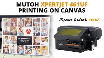 Mutoh XpertJet 461UF | Printing on Canvas at ColDesi