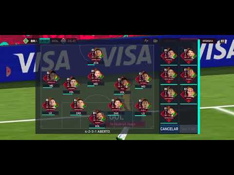 jogando a semifinal no fifa22