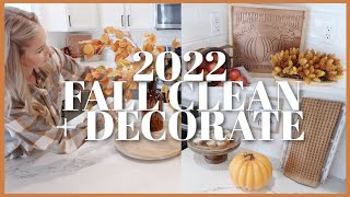 2022 FALL KITCHEN DEEP CLEAN WITH ME AND DECORATE \/\/ PART 2 \/\/ TYPICALLY KATE