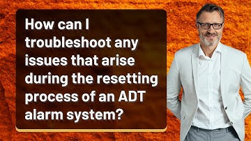 How can I troubleshoot any issues that arise during the resetting process of an ADT alarm system?