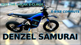 DENZEL SAMURAI EBIKE : CHICAGO COMMUTE THRU RED LIGHTS, STOPS &amp; UP SIDEWALKS : 4K POV (GOPRO HERO 9)