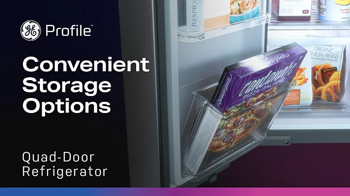 GE Profile Quad Door Refrigerator with Convenient Storage Options