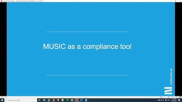 1 - MUSIC as a compliance tool