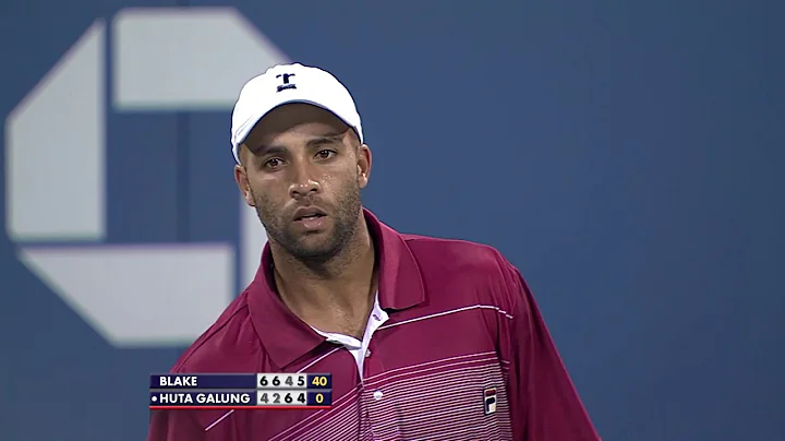 James Blake Huge Forehand vs. Jesse Huta Galung (2...