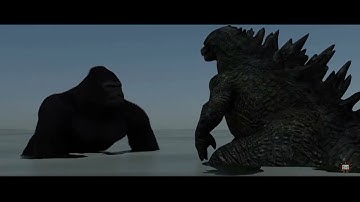 KING KONG 2005 VS GODZILLA 2014 THE MOVIE