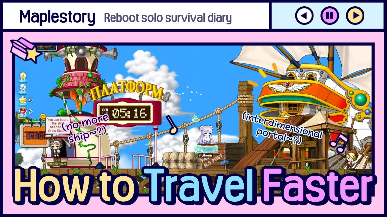 [Maplestory] How To Travel Faster