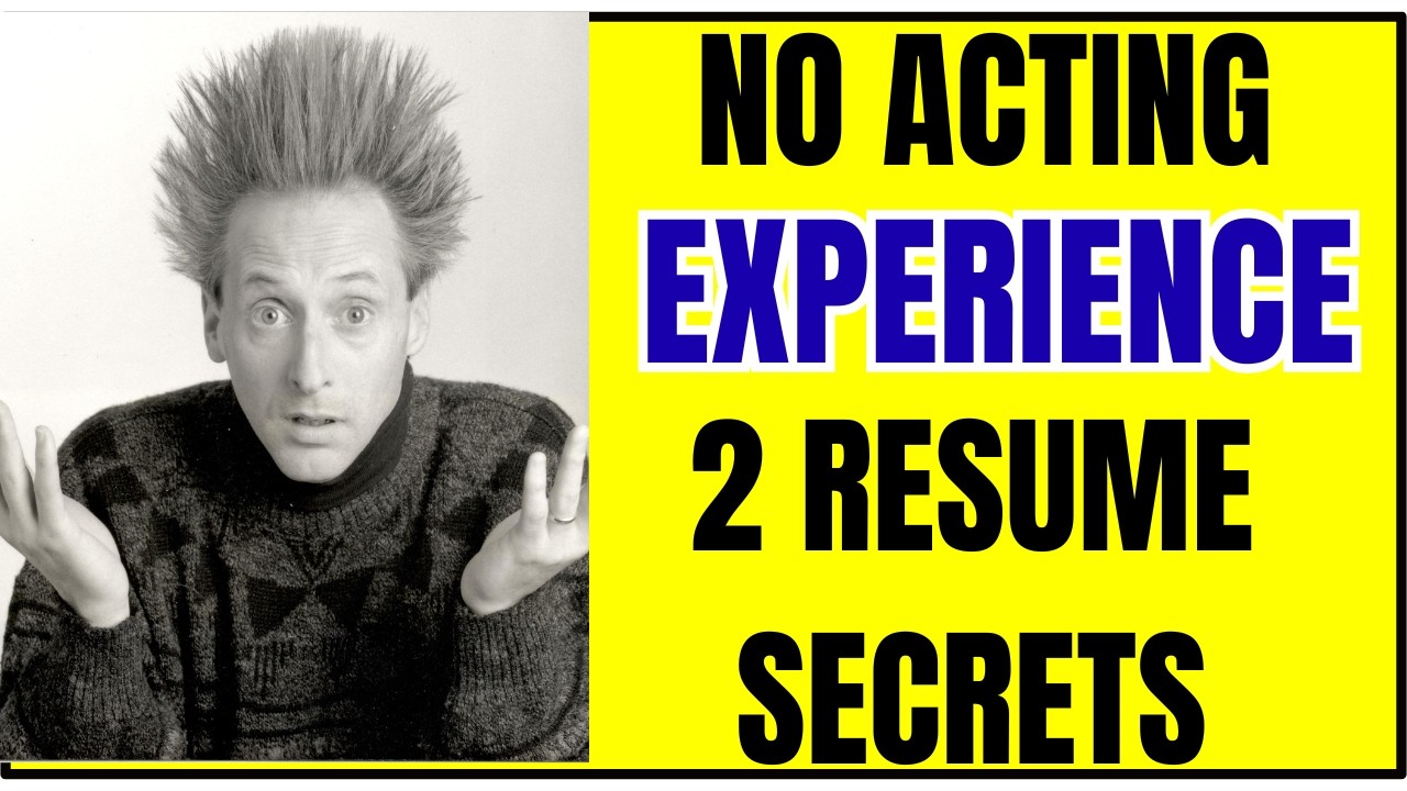 Нет актерского опыта? 2 секрета составления резюме, которые помогут вам привлечь внимание кастинг...