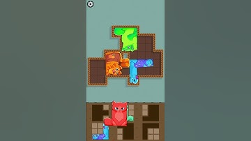 Funny Puzzle Cats 99 - Gameplay Walkthrough (iOS & Android) #shorts