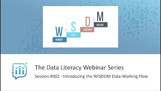 Data Literacy Webinar 002 - The WISDOM Data-Working Framework