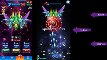 Boss 16 Eriocrania GALAXY ATTACK: ALIEN SHOOTER | Easy I Medum I Hard