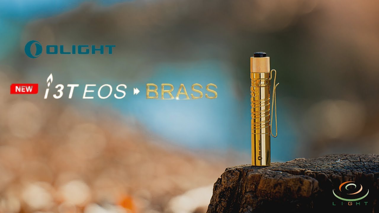 【錸特光電 土城展售中心】OLIGHT i3T Brass   LIMITED EDITION