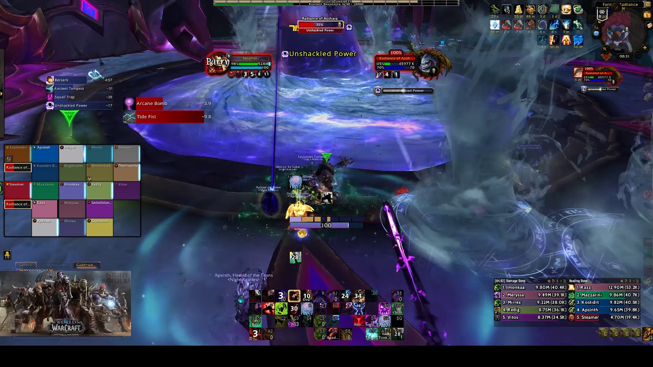 The Eternal Palace - Night Raiders vs. Radiance of Azshara Mythic