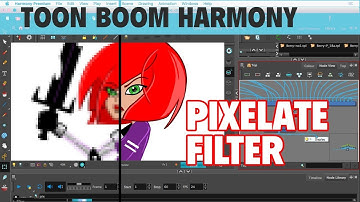 Toon Boom Harmony Premium: 8-Bit Look w/ Pixelate Filter