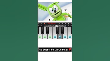 Thumbnail of The Gummy Bear Song | Easy Piano Tune | #shorts