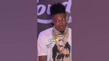 Blueface flirts with interviewer😱❤️ #blueface #shorts #chriseanrock