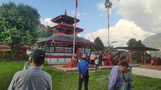 भगवती काेट मन्दिरमा दशै फुलपाती भित्र्याउदै २०७९ असोज १६ गते // bhangwati mandir puja memory ♥️♥️???