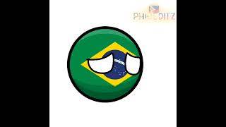 Come To Brazil countryballs memes edit