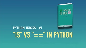 "is" vs "==" in Python – What