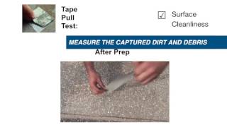 Tape Pull Test for Concrete and Pavement Surface-Prep Inspection