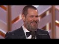 Jim Carrey Speech At The Golden Globe Awards 2016  HDTV