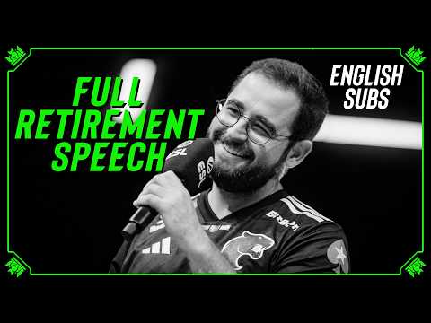 Fallen's Full Retirement Speech (english Subtitles)