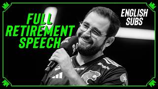 Fallens Full Retirement Speech English Subles