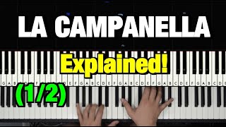 HOW TO PLAY - LISZT - LA CAMPANELLA (PIANO TUTORIAL LESSON) (Part 1 of 2)