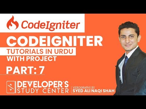 CodeIgniter Tutorials in Urdu Part 7 - Introduction to Model in CodeIgniter