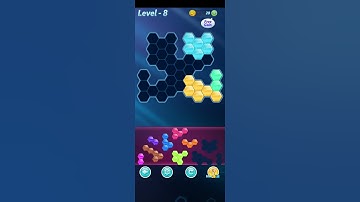 Block! Hexa Puzzle~HexaMage C block 10 to 11 levels~ level-8