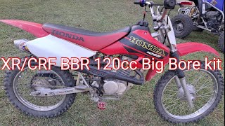 XR/CRF100 BBR 120cc Big Bore kit install