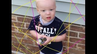 SILLY STRING PARTY!!! - Adam & KT