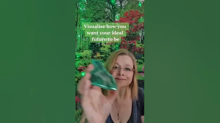 Reiki to manifest your best future. Asmr Malachite crystal healing #shorts