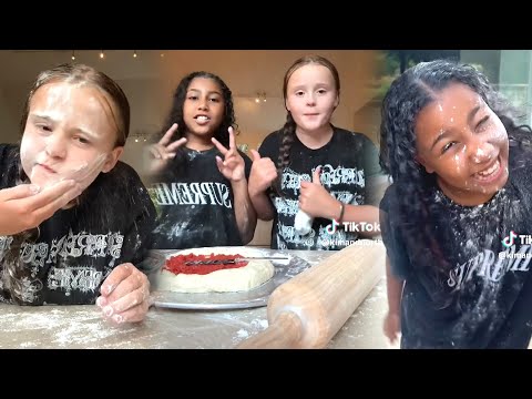 North West and Selena Gomez’s Sister Gracie Sing, Dance and Make PIZZA!