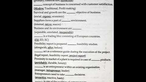FYBCOM SEM-1 | COMMERCE | IMPORTANT MCQ