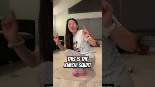 Not everyone can do the kimchi squat #challenge #funny #slicenrice