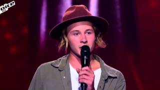 Video thumbnail of "The Voice - Best Blind Audition Performance - Nathan Hawes Sings Hold On We're Going Home"