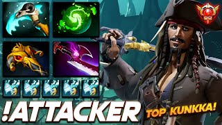 Attacker Kunkka Top Pirate - Dota 2 Pro Gameplay [Watch & Learn]