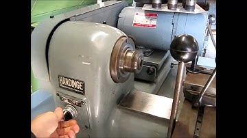 HARDINGE 5C HSL HIGH-SPEED PRECISION LATHE UNDER POWER & FOR SALE