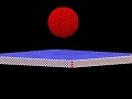 Molecular Dynamics Simulation of Ballistic Penetration of a Tungsten Projectile