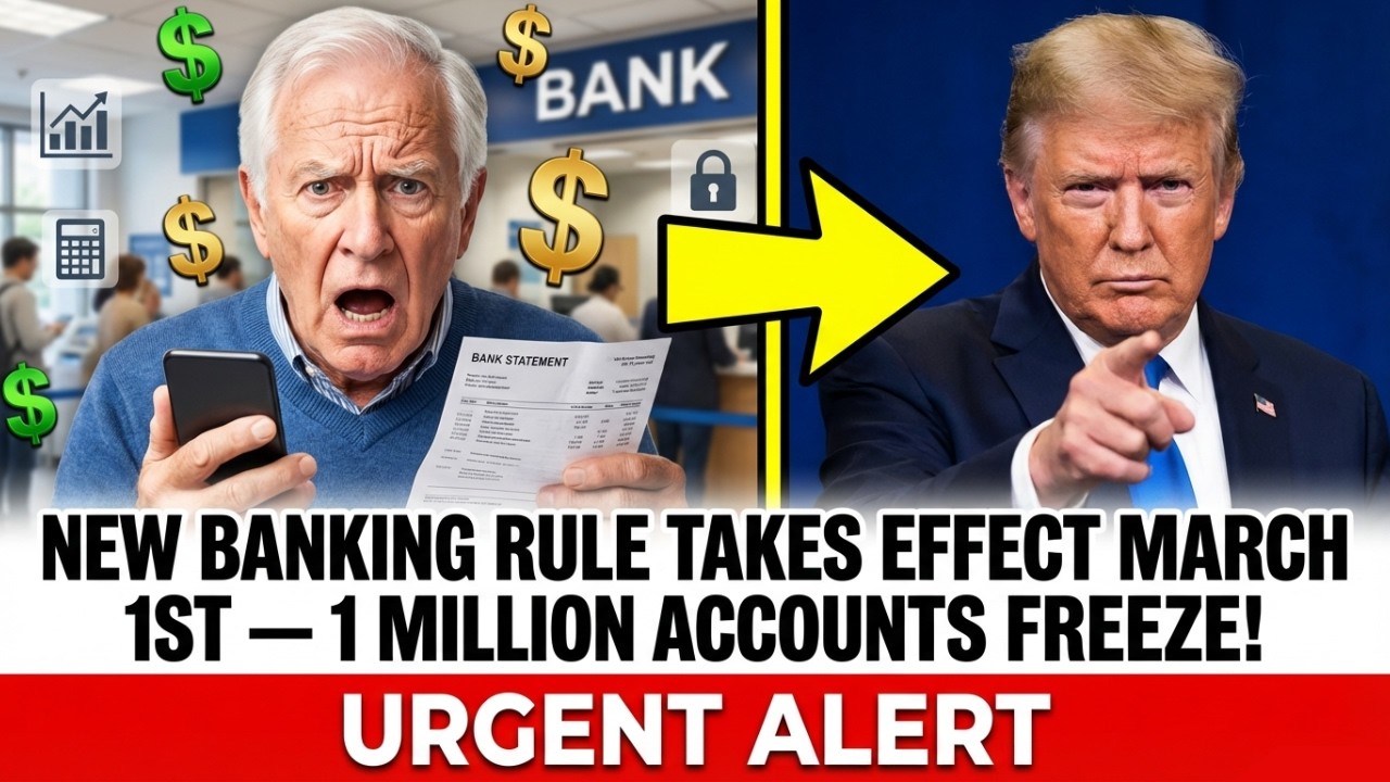 New Banking Rule Takes Effect March 1st — Seniors Over 65+ Must Review Their Accounts!