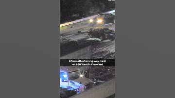 CAUGHT ON CAMERA | Wrong-way crash on I-90 West in Cleveland