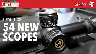 54 new scopes for 2026! Athlon Optics SHOT Show