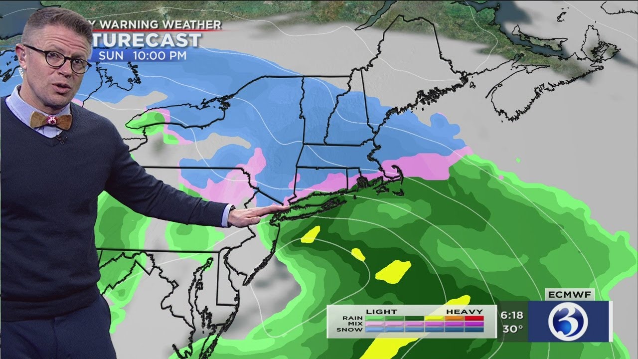 VIDEO: Sunny and breezy Friday, tracking weekend storm - YouTube