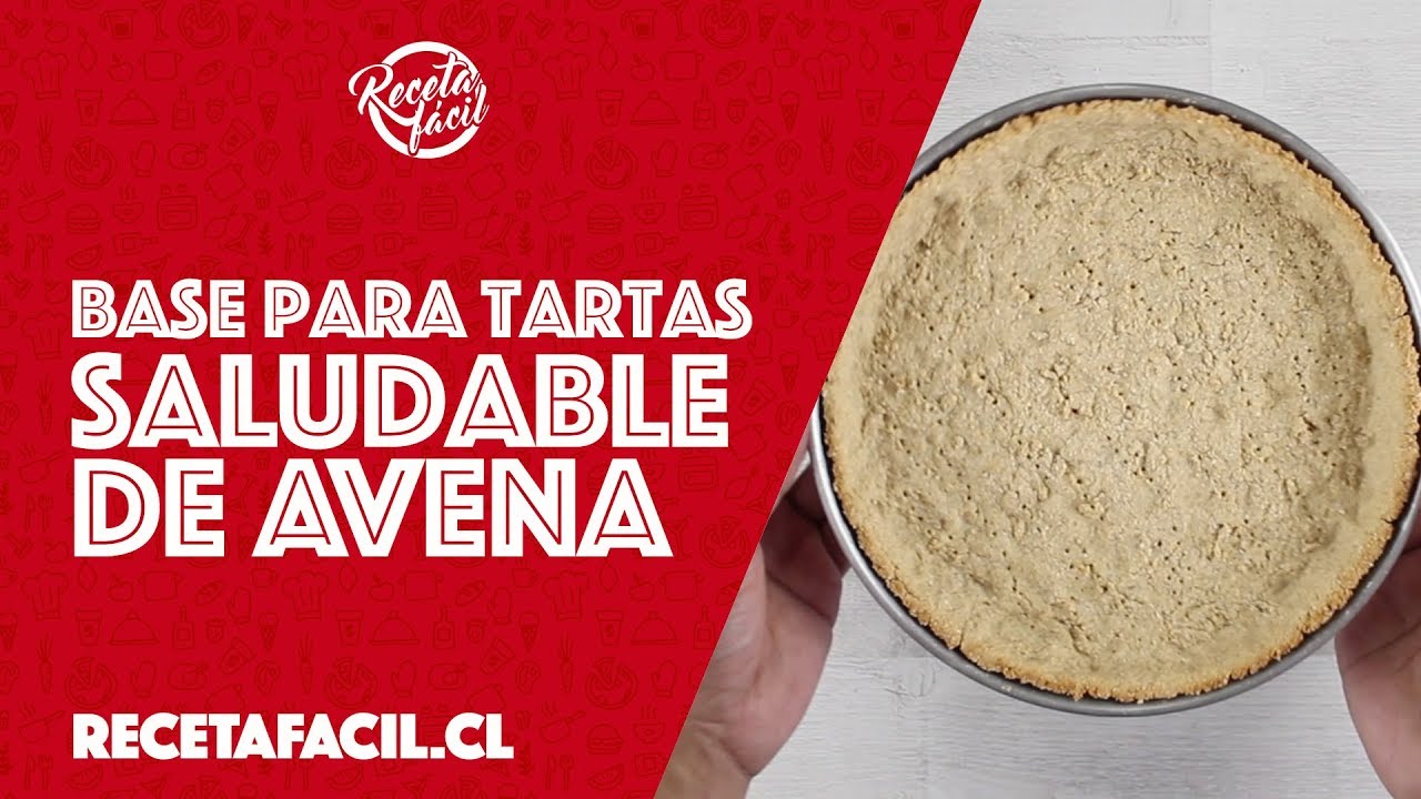Receta Fácil de base para tartas o kuchenes saludables (sin gluten, sin azúcar y sin mantequilla)